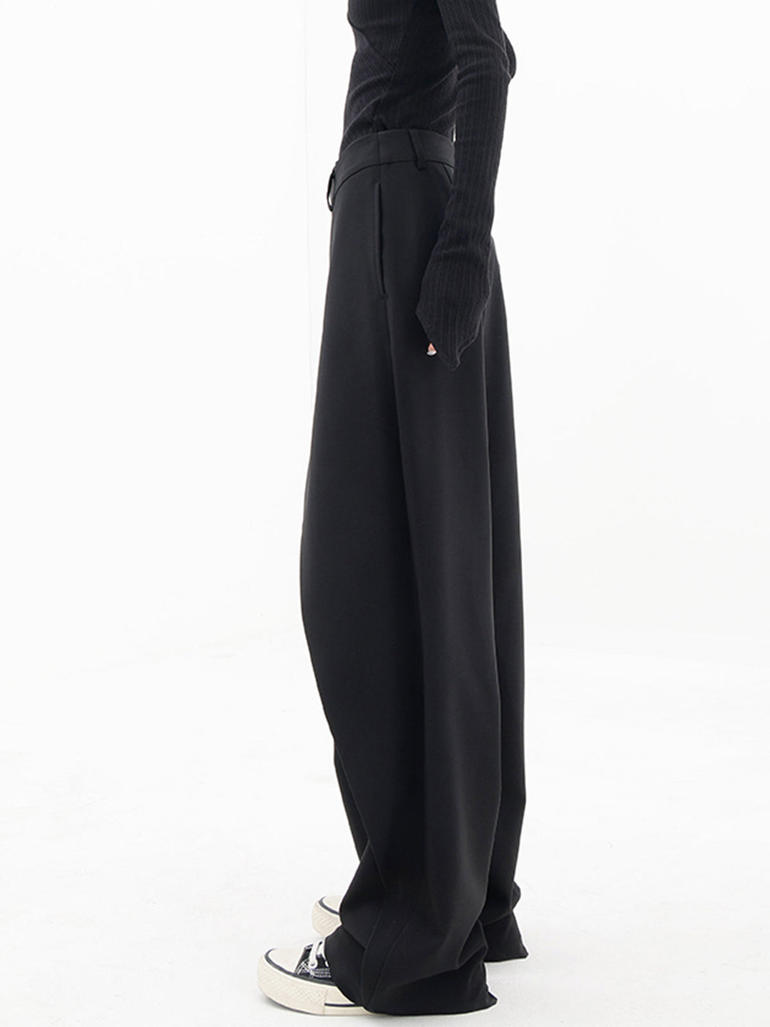 W&W Mode - Trendige Asymmetrische Baggy Hose - Damen Bequeme Haremshose