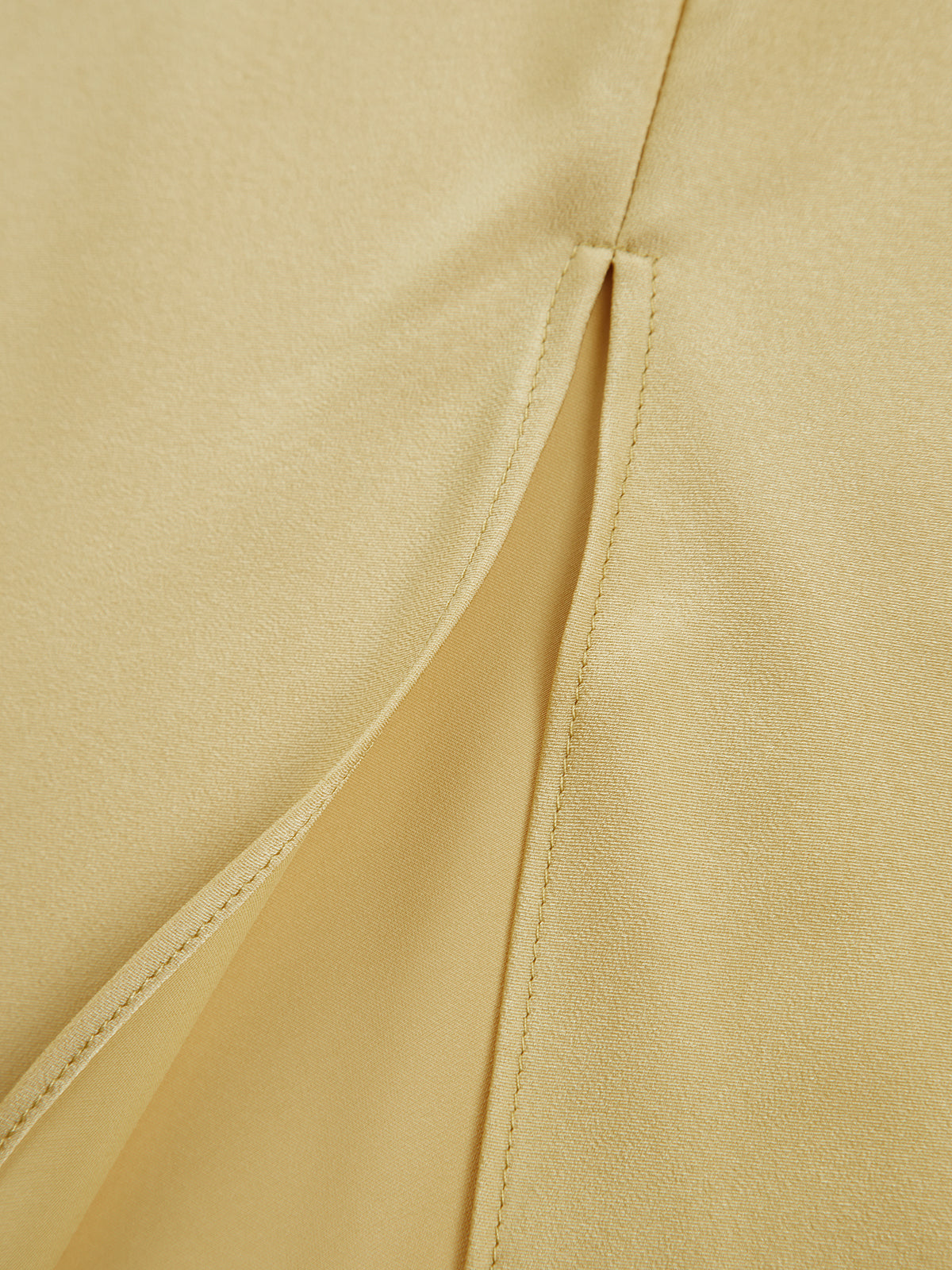 WW | Satin Maxi Kleid mit Offenem Rücken