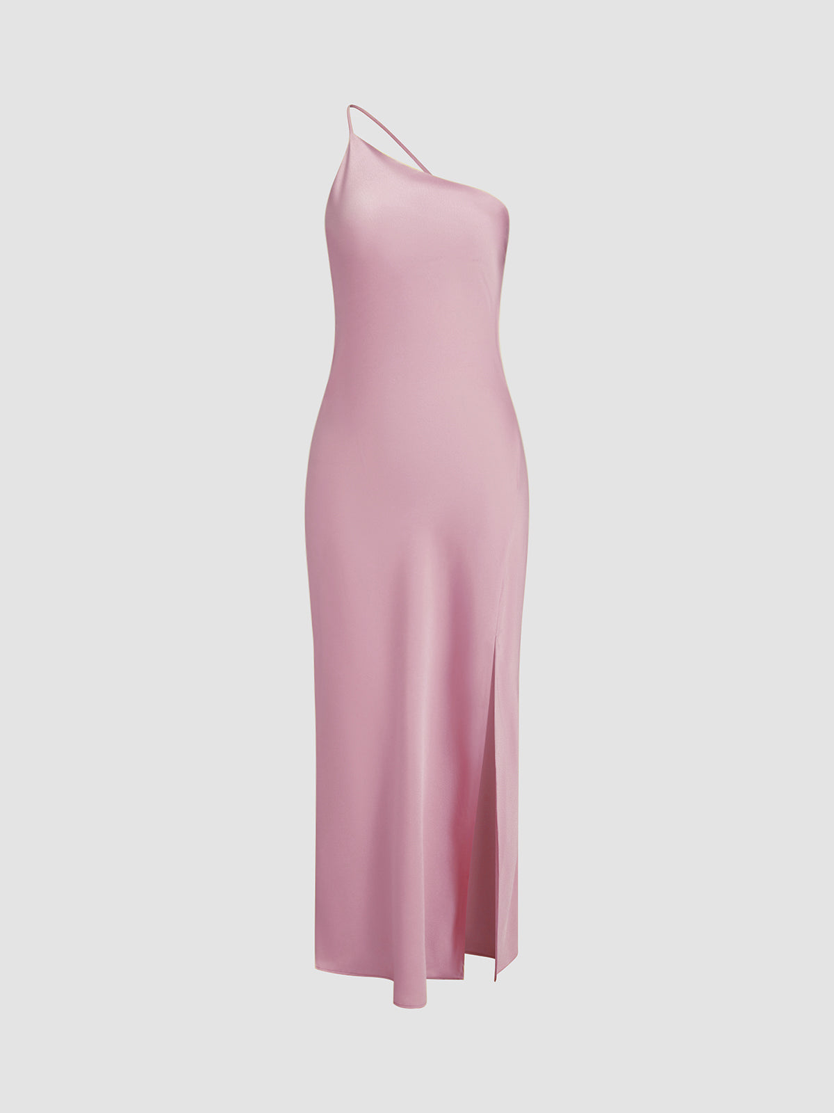 WW | Satin Maxi Kleid mit Offenem Rücken