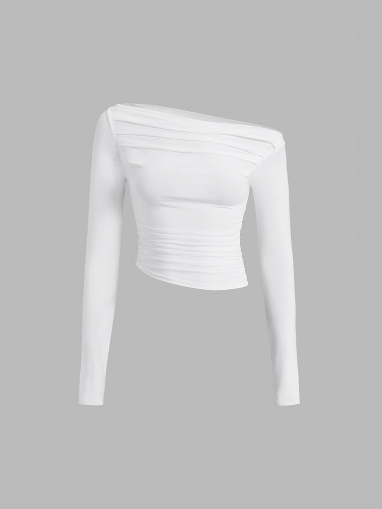 WW | Off Shoulder Shirt mit Langen Ärmeln