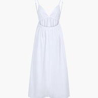 WW | Damen Leinen Midi Kleid Atmungsaktiv & Stilvoll