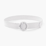 WW | Geflochtener Gürtel Aus Polyurethan Mit Regulärer Passform