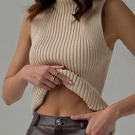 WW | Minimalist Gesäßausschnitt Ripp Top