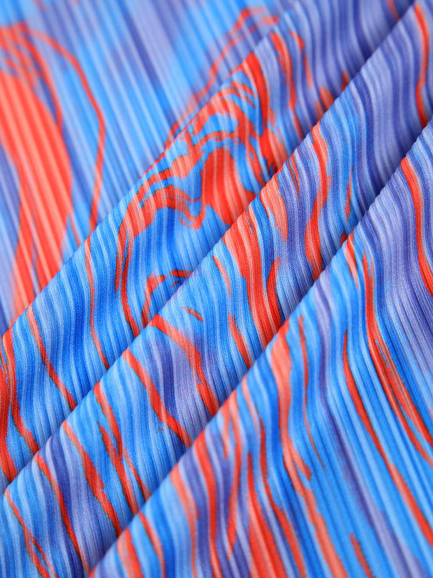 WW | Flaming Passions Rundhalsausschnitt Lange Kleid