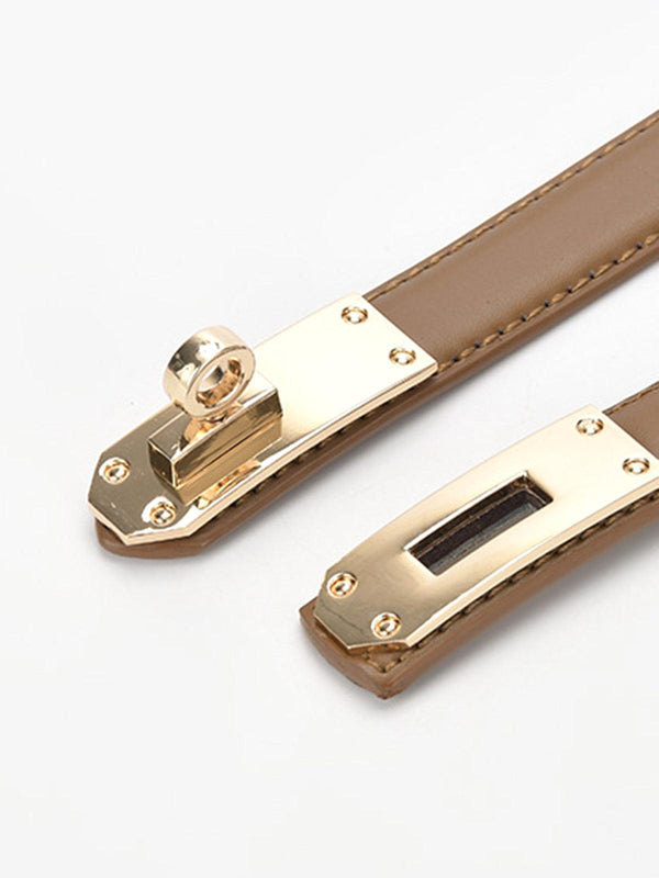 WW | Eleganter Ledergürtel Für Damen