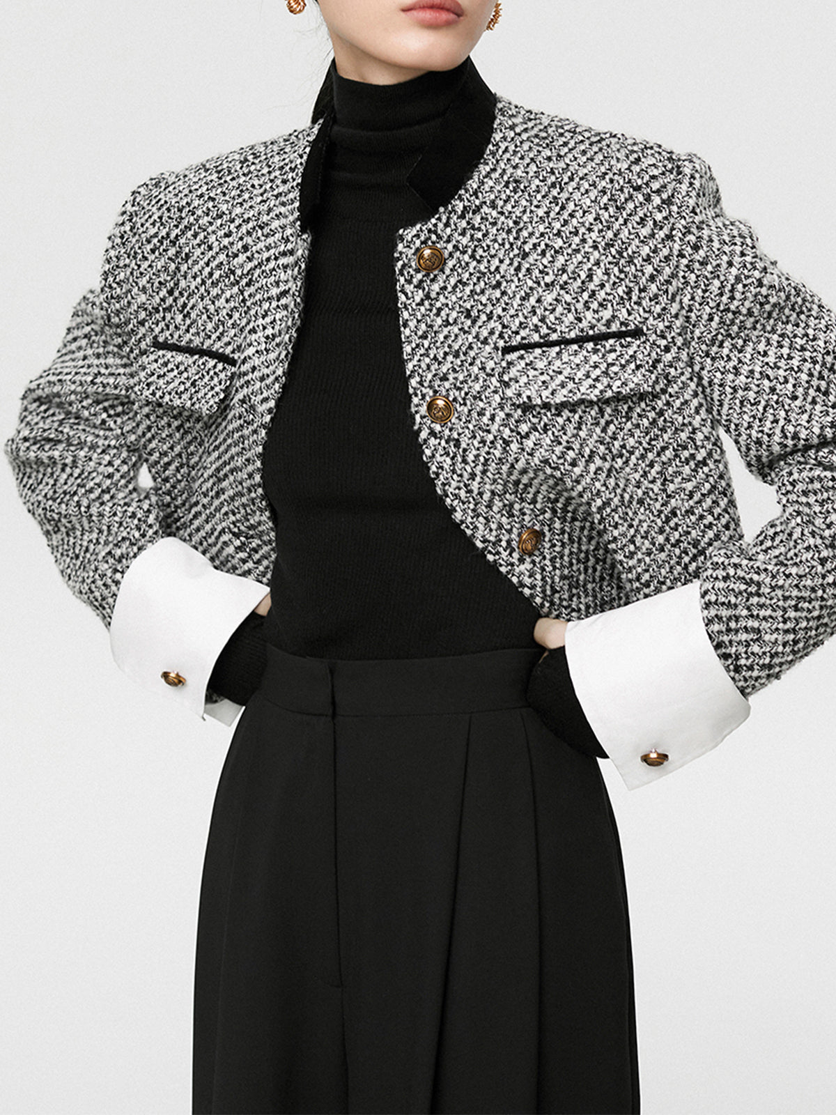 WW | Boucle Crop Blazer
