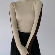 WW | Rollkragenpullover mit Langen Ärmeln für Damen