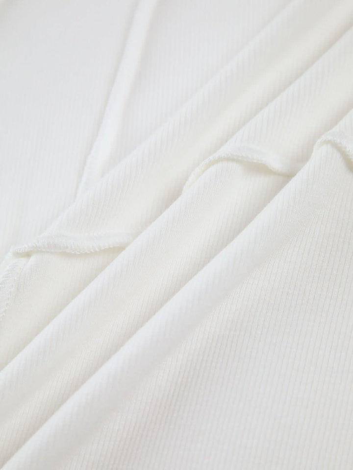 W&W Mode | Stilvolles Ripp-Shirt mit Nahtakzenten