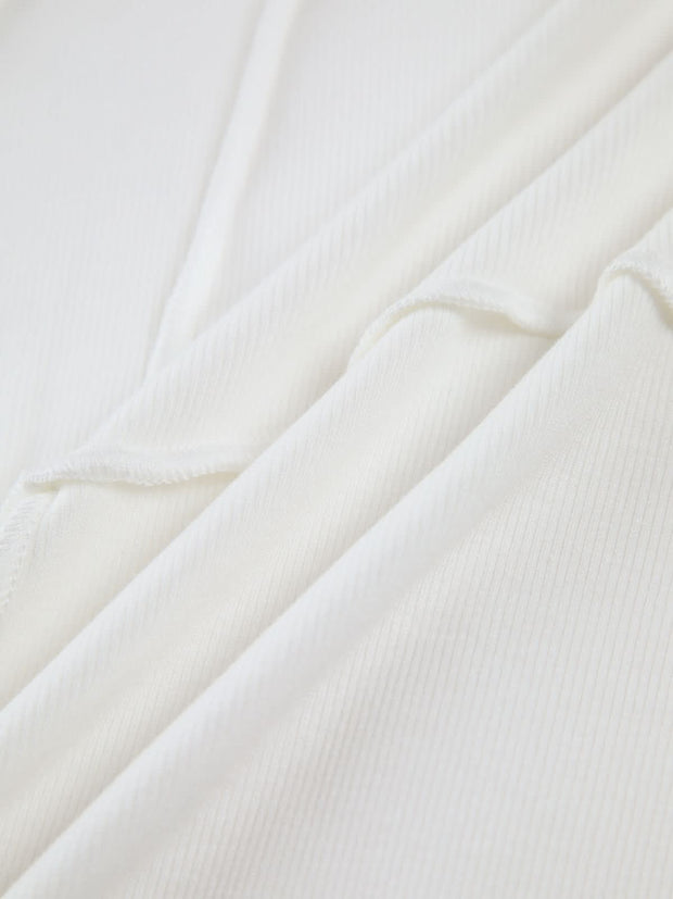 WW | Stilvolles Ripp-Shirt mit Nahtakzenten