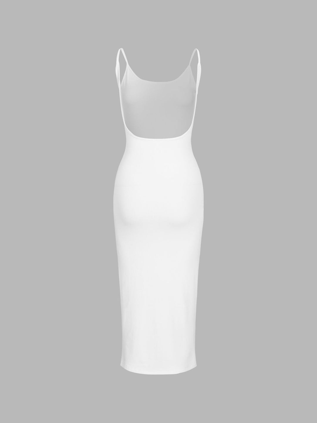 W&W Mode | Klassisches Offene Rücken Midi Kleid