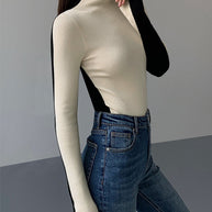 WW | Rollkragenpullover mit Langen Ärmeln für Damen