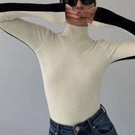 WW | Rollkragenpullover mit Langen Ärmeln für Damen