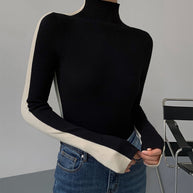 WW | Rollkragenpullover mit Langen Ärmeln für Damen