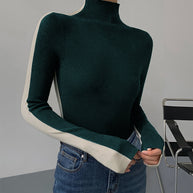 WW | Rollkragenpullover mit Langen Ärmeln für Damen