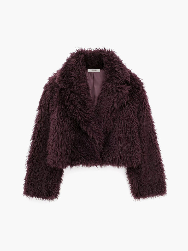 W&W Mode | Flauschige Kunstpelz-Kurzjacke