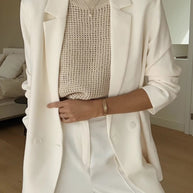 WW | Strick Hohles Festes Tank Top