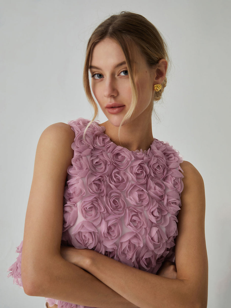 WW | Romantische Mehrfarbige Bluse