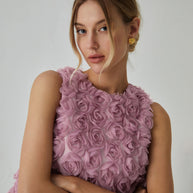 WW | Romantische Mehrfarbige Bluse