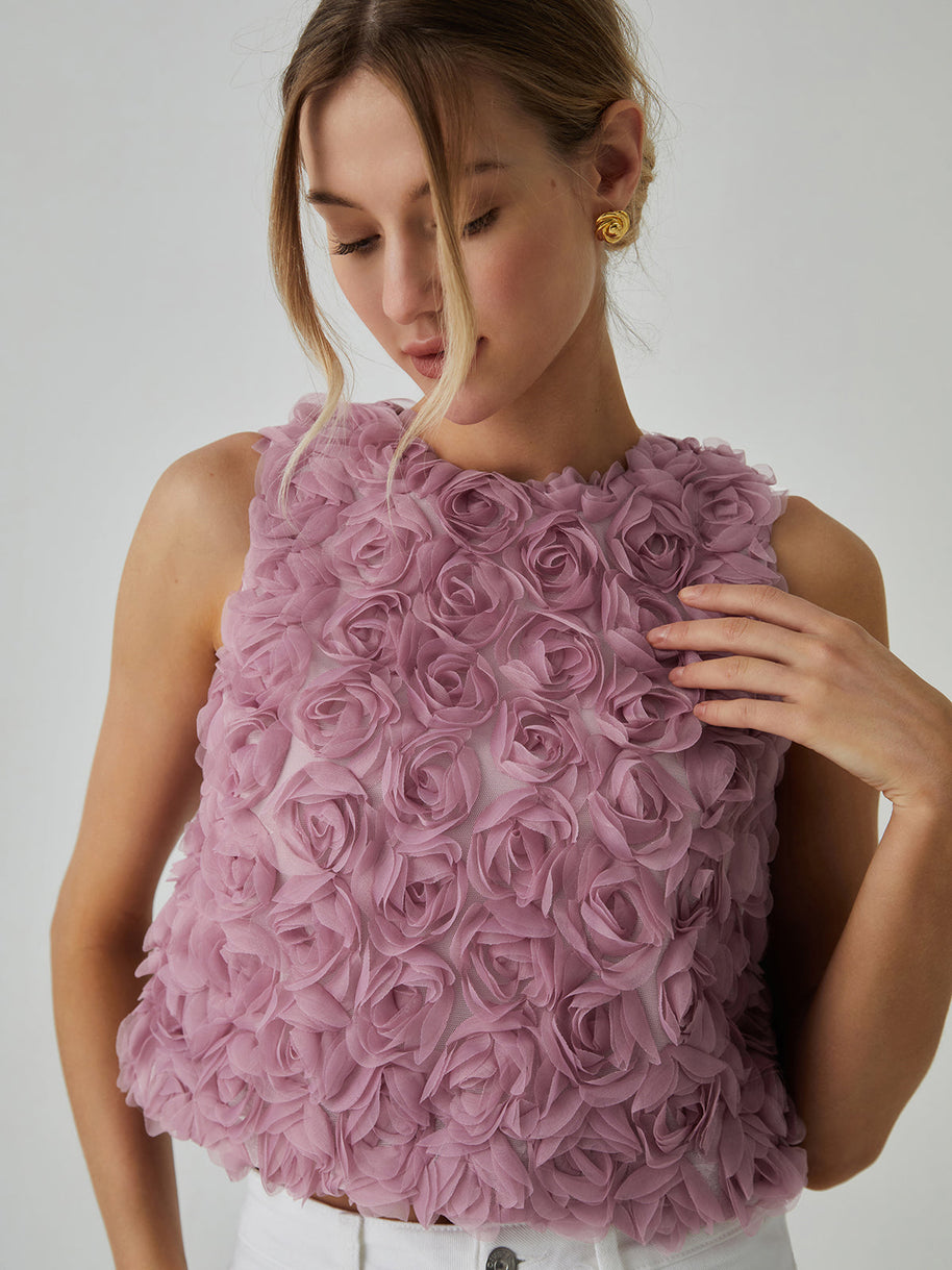 WW | Romantische Mehrfarbige Bluse