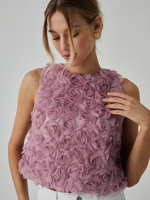 WW | Romantische Mehrfarbige Bluse
