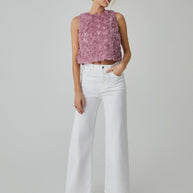 WW | Romantische Mehrfarbige Bluse