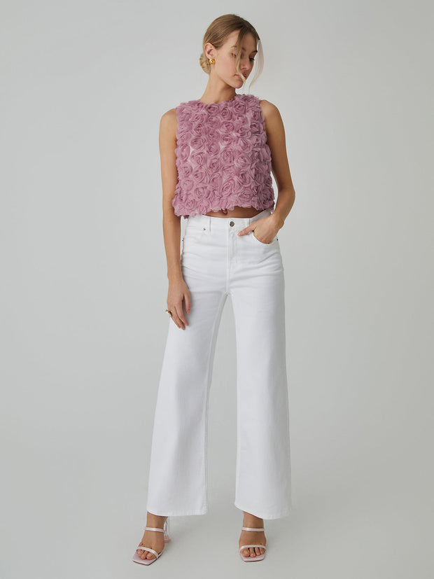 WW | Romantische Mehrfarbige Bluse