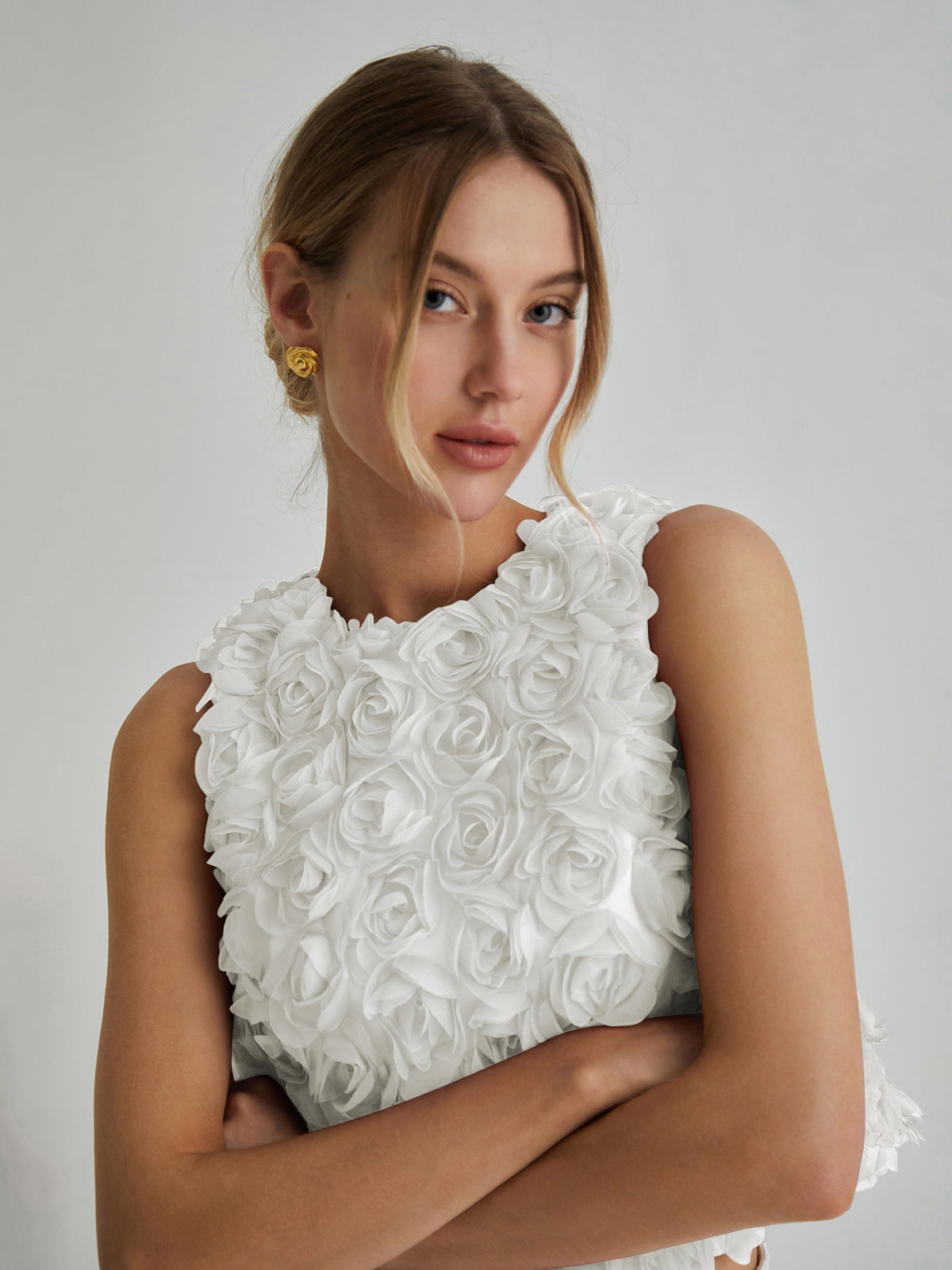 WW | Romantische Mehrfarbige Bluse