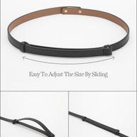 WW | Ledergürtel Mit Goldener Schnalle