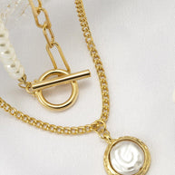 WW | Faux Perlen Schmuck Halskette