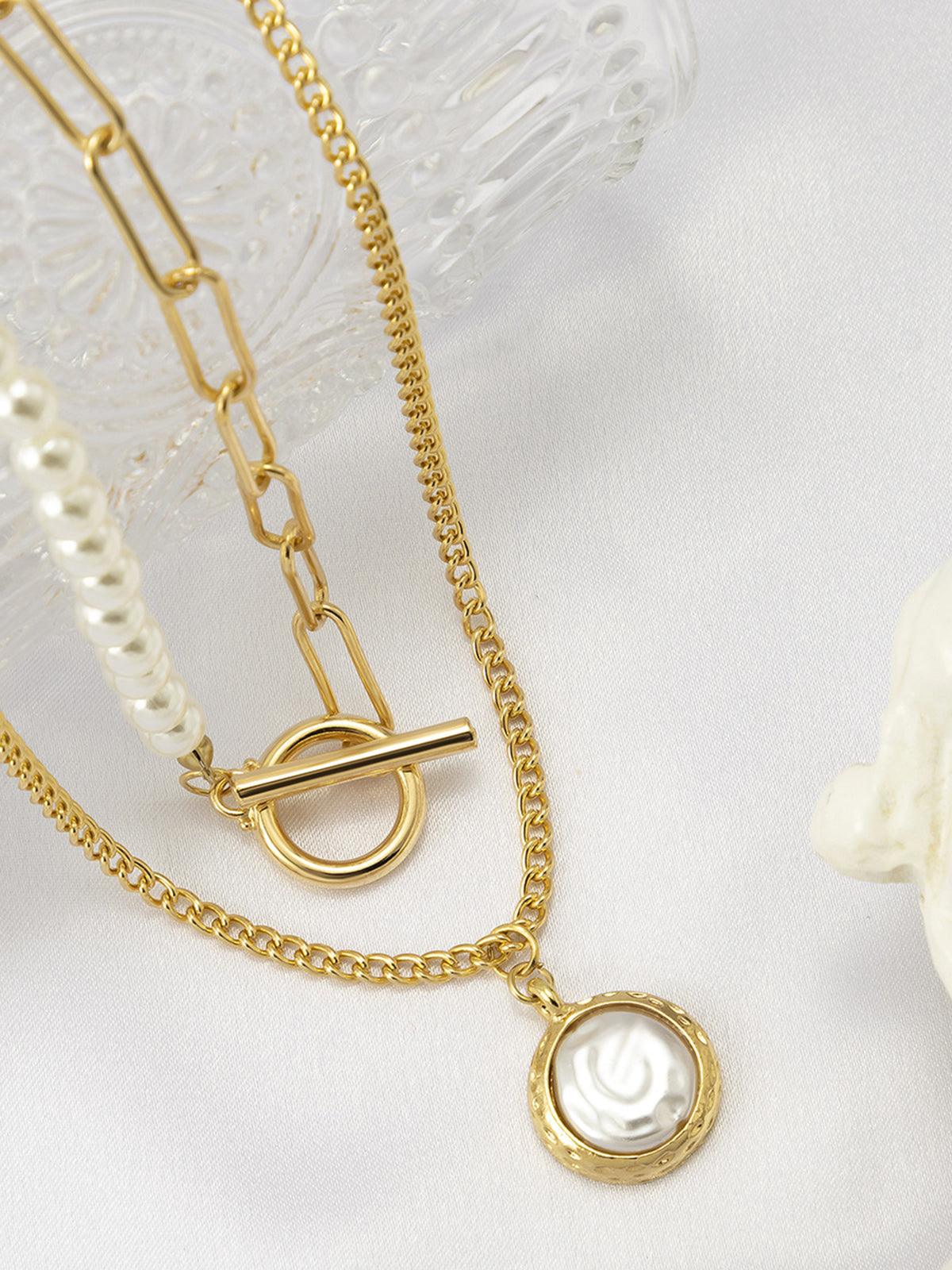 WW | Faux Perlen Schmuck Halskette