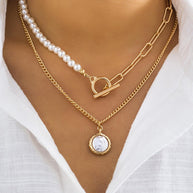 WW | Faux Perlen Schmuck Halskette