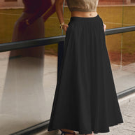 WW | Leinen Gefalteter Maxikilt