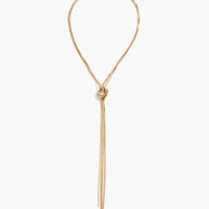 WW | Kurze Halskette Mit Eleganter Quaste Für Damen
