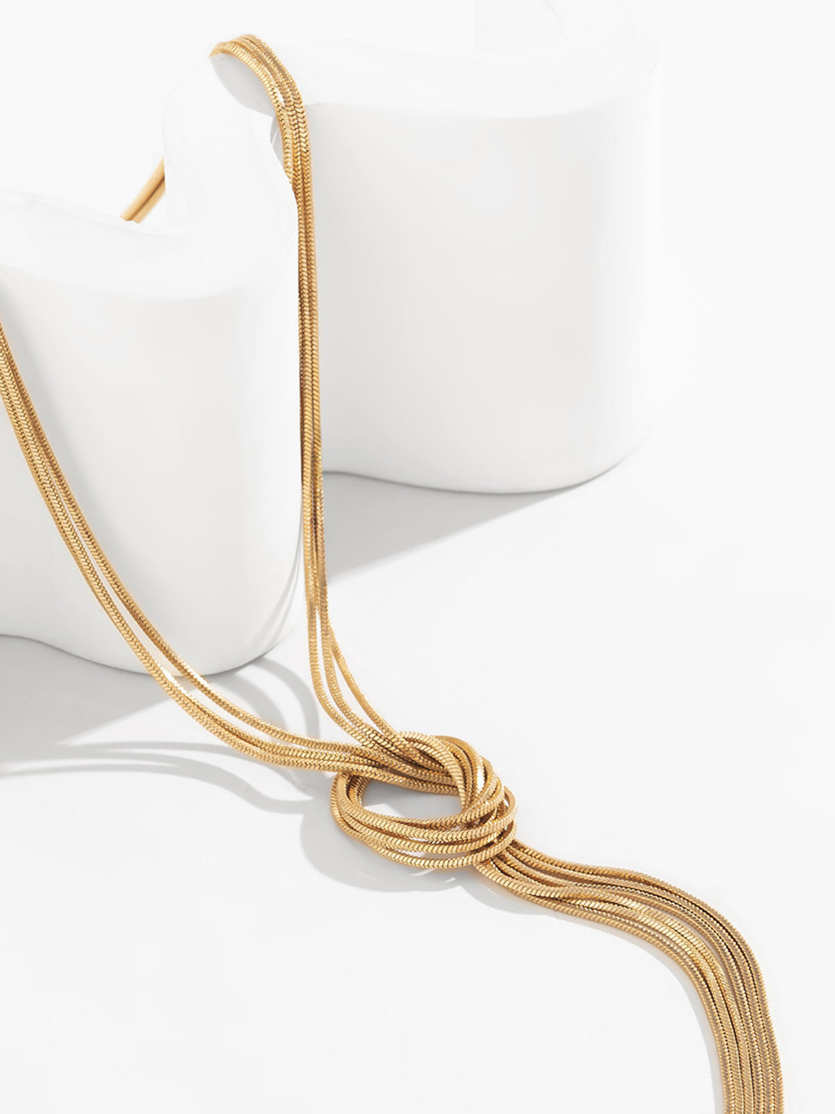 WW | Kurze Halskette Mit Eleganter Quaste Für Damen