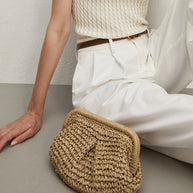 WW | Stroh Clutch Bag