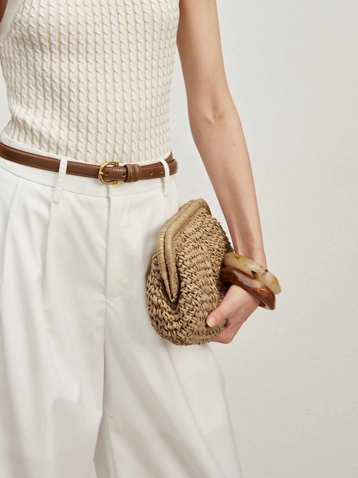 WW | Stroh Clutch Bag