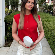 WW | Freizeit Ärmelloses Knopfwesten