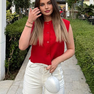 WW | Freizeit Ärmelloses Knopfwesten