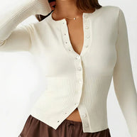 WW | Hals Langarm Cardigan