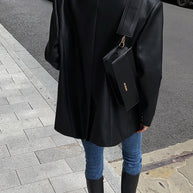 WW | Reversf Pockets Leder Blazer