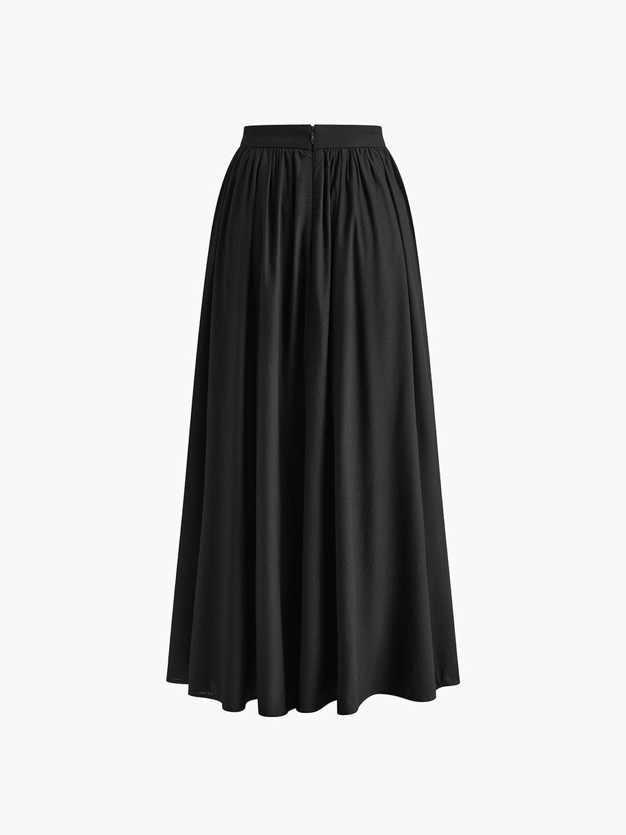 WW | Leinen Gefalteter Maxikilt