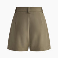 WW | Semi Transparent Mittlere Taille Kurze Hosen Ohne Gürtel