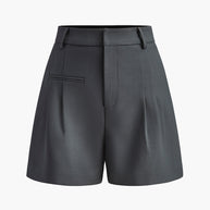 WW | Semi Transparent Mittlere Taille Kurze Hosen Ohne Gürtel