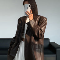 WW | Reversf Pockets Leder Blazer