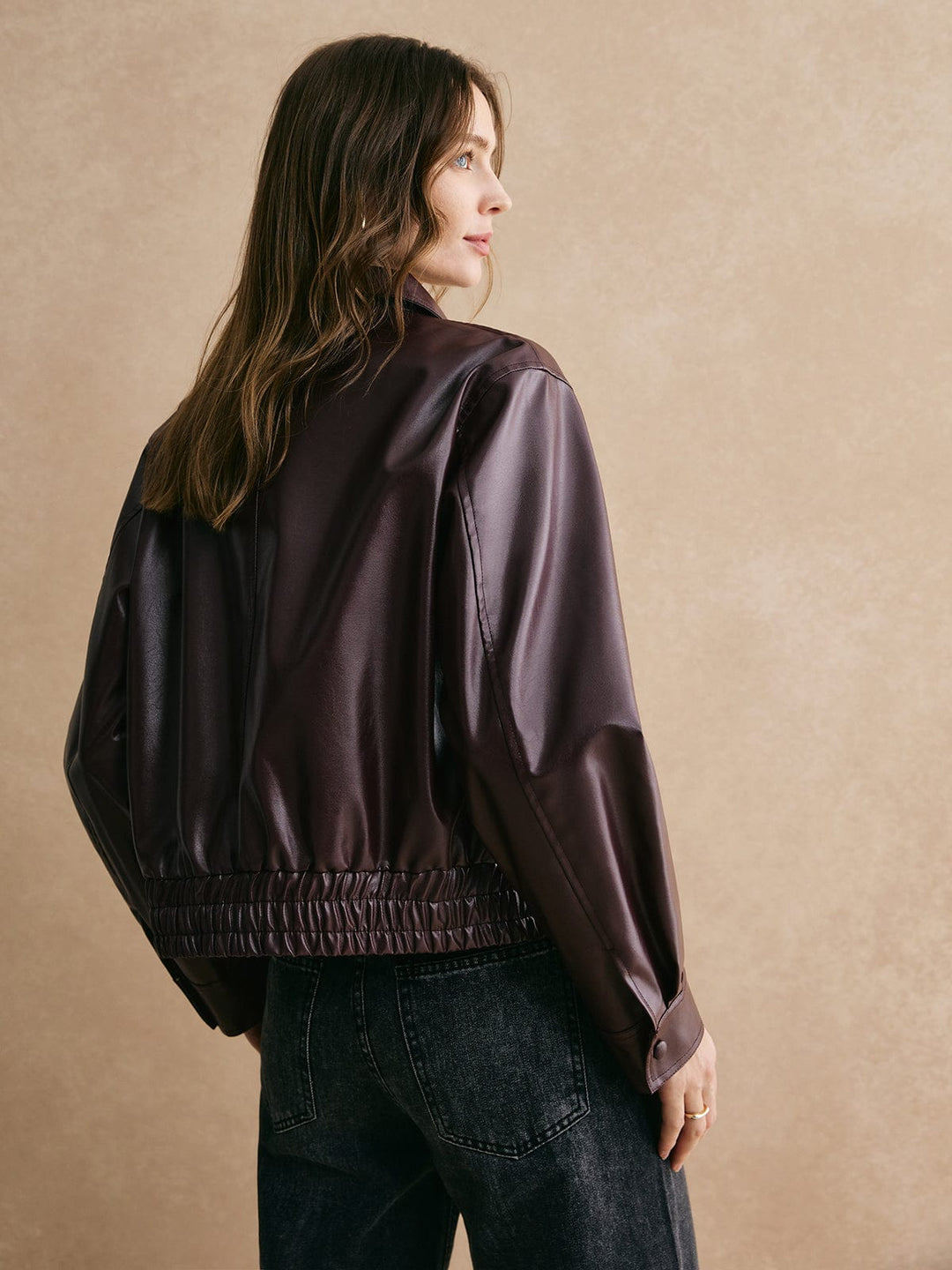 W&W Mode | Cropped Lederjacke Modern, Elegant & Zeitlos