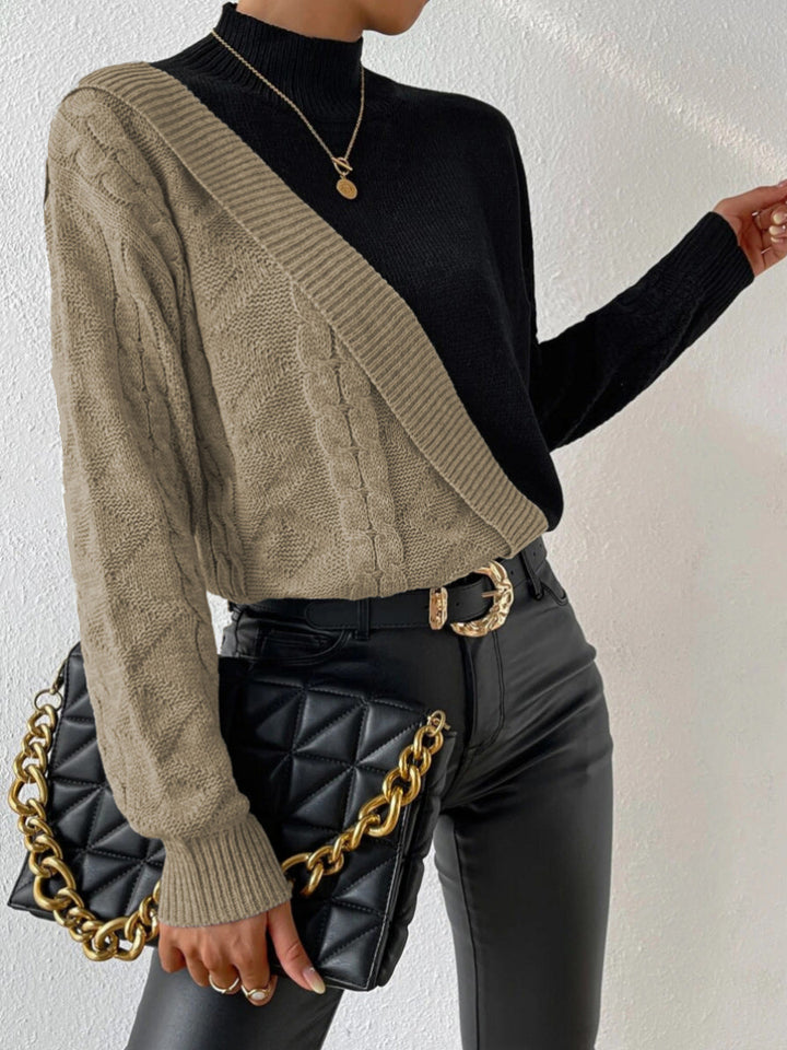 W&W Mode - Lässiger Asymmetrischer Damenpullover