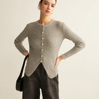 WW | Damen Pullover mit Knöpfen