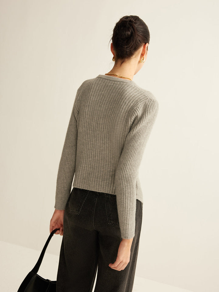 W&W Mode | Damen Pullover mit Knöpfen