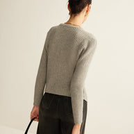 WW | Damen Pullover mit Knöpfen