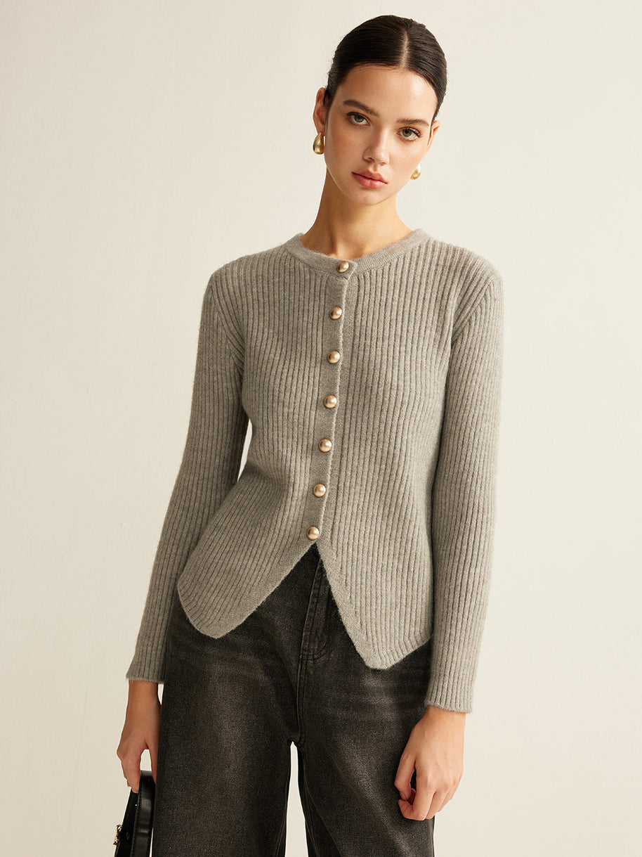 WW | Damen Pullover mit Knöpfen